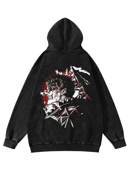 BERSERK GUTS VINTAGE HOODIE