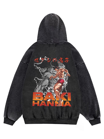 Hanma Baki Vintage Hoodie