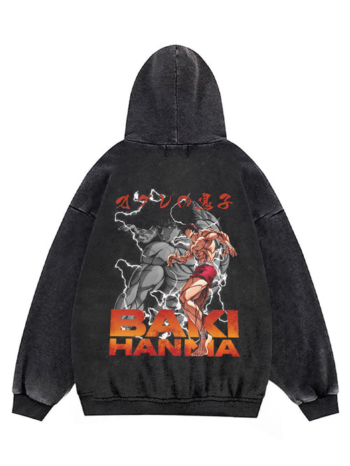 Hanma Baki Vintage Hoodie