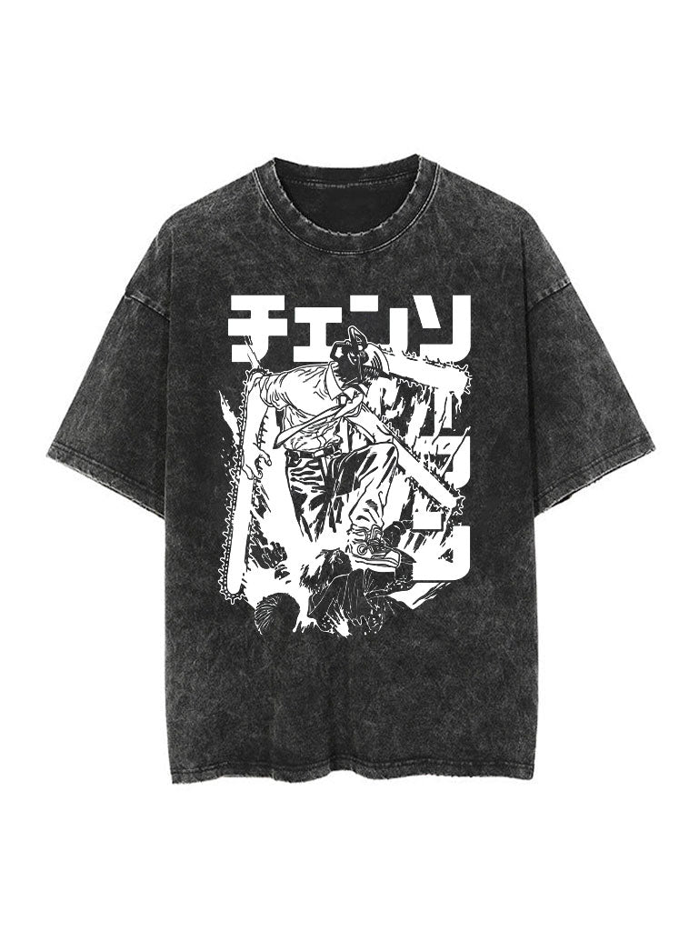 Chainsaw Man Vintage Tee