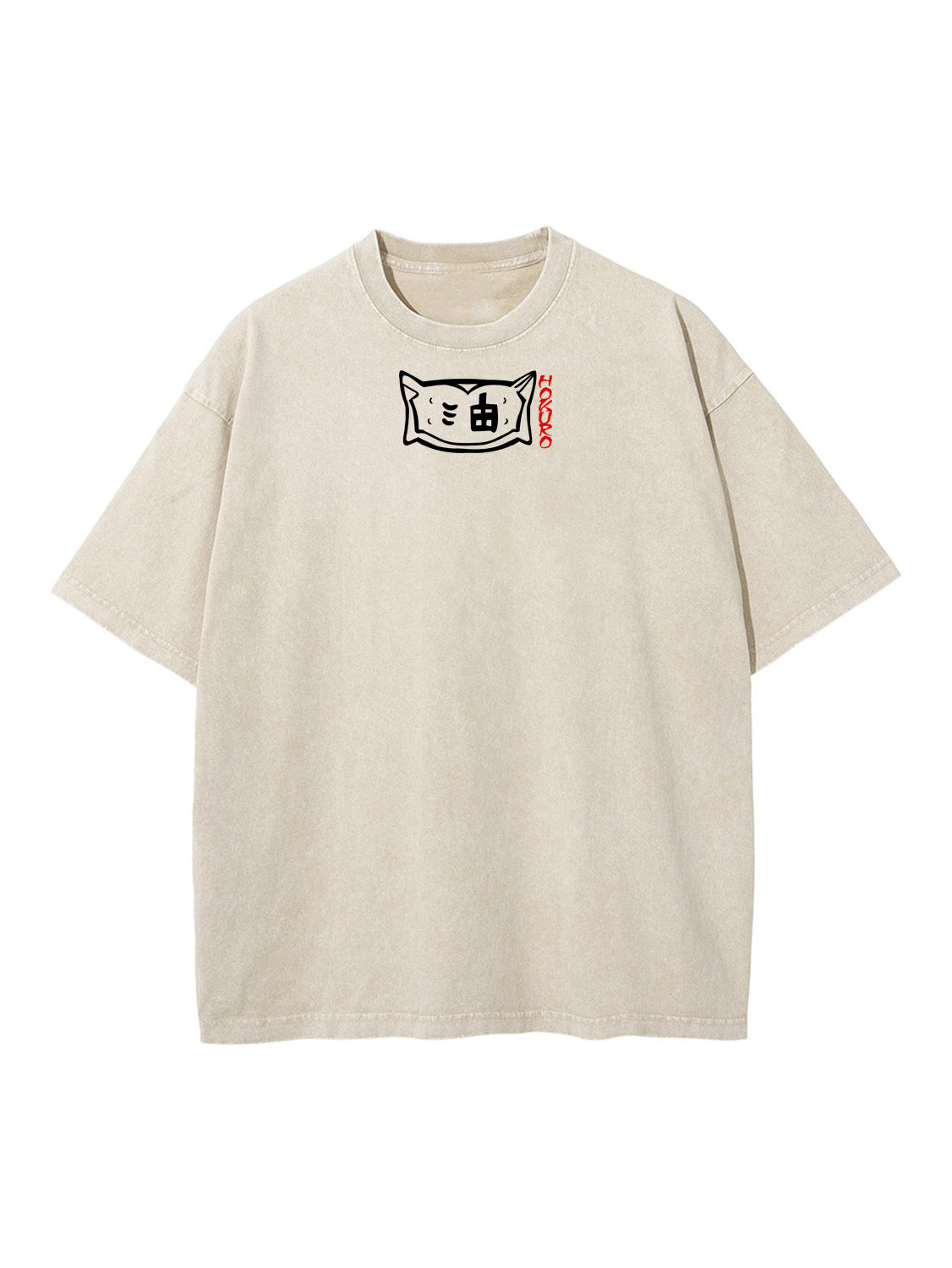 JIRAYA 2-SIDES BEIGE TEE